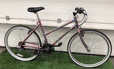 RALEIGH MONSOON LADIES MOUNTAIN BIKE, 19” FRAME, 26” WHEELS, 18 SPEED TWIST GEARS: LOCATION - SPORTS & EXERCISE(COLLECTION OR OPTIONAL DELIVERY AVAILABLE)