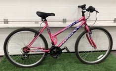 MAXIMA JAZZ LADIES MOUNTAIN BIKE, 18” FRAME, 26” WHEELS, 18 SPEED REVOSHIFT GEARS: LOCATION - SPORTS & EXERCISE(COLLECTION OR OPTIONAL DELIVERY AVAILABLE)