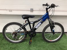 RALEIGH EXTREME KIDS BIKE, 9” FRAME, 20” WHEELS, 6 SPEED TWIST GEARS. AGES 4-6 : LOCATION - SPORTS & EXERCISE(COLLECTION OR OPTIONAL DELIVERY AVAILABLE)