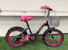 APOLLO CHERRY LANE KIDS BIKE, SMALL FRAME, 16” WHEELS, SINGLE SPEED, AGES 3-5: LOCATION - SPORTS & EXERCISE(COLLECTION OR OPTIONAL DELIVERY AVAILABLE)