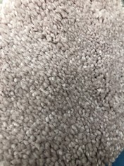 SOFT NOBLE BLUE FELT 52 SWEET TRUFFLE CARPET APPROX WIDTH 4M - COLLECTION ONLY - LOCATION FLOOR