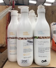 QTY OF MILKSHAKE BEAUTY ITEMS TO INCLUDE NORMALIZING BLEND SHAMPOO 1000ML - COLLECTION ONLY - LOCATION RACK
