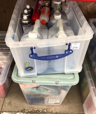 QTY OF ASSORTED LIQUIDS TO INCLUDE ALL SEASONS SCREENWASH 5L - COLLECTION ONLY - LOCATION RACK