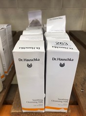X 10 DR HAUSCHKA SOOTHING CLEANSING MILK 145ML - COLLECTION ONLY - LOCATION BACK RACK