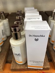 X 10 DR HAUSCHKA SOOTHING CLEANSING MILK 145ML - COLLECTION ONLY - LOCATION BACK RACK