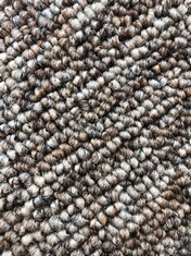 GALA BLUE FELT 88 WET PEBBLES CARPET APPROX WIDTH 5M - COLLECTION ONLY - LOCATION FLOOR