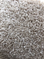 SHEPHERD TWIST 605 IVORY PEARL CARPET APPROX WIDTH 5M - COLLECTION ONLY - LOCATION FLOOR