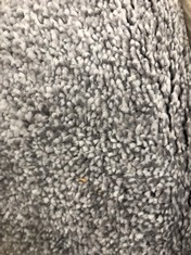 SOFT NOBLE LIGHT GREY CARPET APPROX WIDTH 4M - COLLECTION ONLY - LOCATION FLOOR