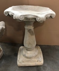 BALUSTER BIRD BATH - COLLECTION ONLY - LOCATION RACK