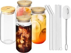 QTY OF ASSORTED ITEMS TO INCLUDE ALINK 4 PACK 24 OZ BEER GLASSES WITH GLASS STRAWS - TOTAL RRP £266: LOCATION - B