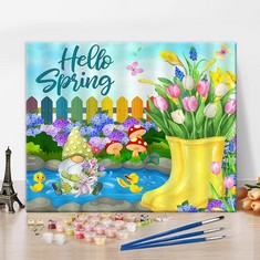 QTY OF ASSORTED ITEMS TO INCLUDE HELLY SPRING PAINT BY NUMBERS - TOTAL RRP £294: LOCATION - C