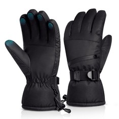 8 X ATERCEL SKI GLOVES -30°F WATERPROOF THERMAL GLOVES, WARM TOUCH SCREEN WINTER GLOVES FOR MEN WOMEN - TOTAL RRP £107: LOCATION - C