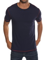 QTY OF CLOTHING TO INCLUDE MENS T SHIRT. ROYAL BLUE. XL.: LOCATION - F RACK
