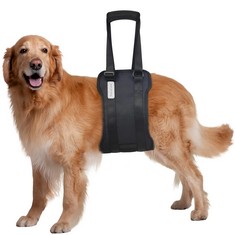 10 X TIERECARE DOG SLING FOR LARGE DOGS HIND LEG SUPPORT PLASTIC-STRIPS SUPPORT DOG LIFT HARNESS FOR BACK LEGS COMFORTABLE NO BUNCHING MOBILITY SUPPORT FOR ELDERLY DOGS - TOTAL RRP £127: LOCATION - F