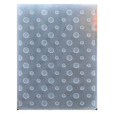 44 X KWELLAM BIG SMALL DOTS PLASTIC EMBOSSING FOLDERS FOR CARD MAKING SCRAPBOOKING AND OTHER PAPER CRAFTS 21040505 - TOTAL RRP £256: LOCATION - G RACK