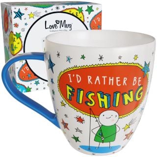 20 X LOVE MUG®: FISHING GIFTS FOR MEN - FISHING GIFTS - FATHERS DAY FISHING GIFTS - FISHING MUG - FISHING GIFTS FOR BOYS - MENS FISHING GIFTS - 400ML - AWARD WINNING GIFT RETAILER. - TOTAL RRP £216: