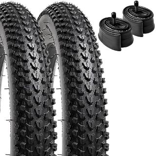 QTY OF ASSORTED ITEMS TO INCLUDE 2X 18IN BIKE TYRES AND TUBES: LOCATION - E