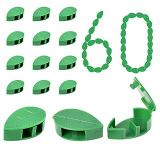 36 X LYFETC PLANT CLIPS 60PCS PLANT CLIPS FOR CLIMBING PLANTS EXTRA LARGE PLANT WALL CLIPS INVISIBLE PLANT CLIMBING CLIPS PLANT CLIMBING WALL FIXTURE CLIPS LEAF PLANT CLIPS FOR CLIMBING PLANTS AND VI