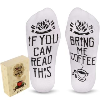 QTY OF ASSORTED ITEMS TO INCLUDE CARVERTIN BRING ME COFFEE FUNNY SOCKS MEN WOMEN - RRP £305: LOCATION - F