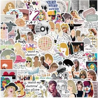 200 X SINGER STICKERS DECAL 50PCS, WATERPROOF DURABLE TRENDY VINYL LAPTOP DECAL STICKERS PACK FOR TEENS, WATER BOTTLES, COMPUTER, TRAVEL CASE - TOTAL RRP £568: LOCATION - G