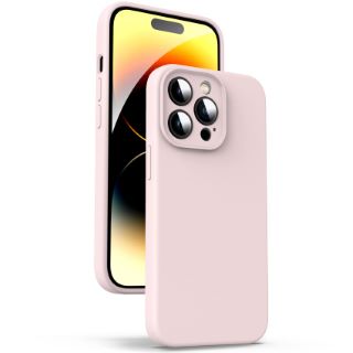 23 X SUPDEAL LIQUID SILICONE CASE FOR IPHONE 14 PRO, [CAMERA PROTECTION] [ANTI FINGERPRINT] [WIRELESS CHARGING] 4 LAYER PHONE CASE PROTECTIVE COVER, BUILT-IN MICROFIBER CASE COVER, 6.1", PINK - TOTAL