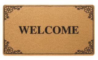 QTY OF ASSORTED ITEMS TO INCLUDE HILLYBONY WELCOME DOORMAT FOR FRONT ENTRANCE NON SLIP BACKING (30 X 17 INCH) : LOCATION - A