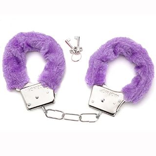 99 X TONGYEND METAL HANDCUFFS WITH 2 KEYS, FLUFFY HANDCUFFS PLAY TOY FOR COSPLAY POLICE, METAL HANDCUFFS PARTY SUPPLIES COSTUME ACCESSORIES, HANDCUFFS PROP DRESS BALL PARTY, VALENTINE'S GIFT - TOTAL