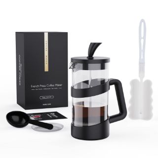 QTY OF ASSORTED ITEMS TO INCLUDE RAINBEAN 2 CUP COFFEE PRESS STAINLESS STEEL FILTER 12 OZ - RRP £350: LOCATION - J