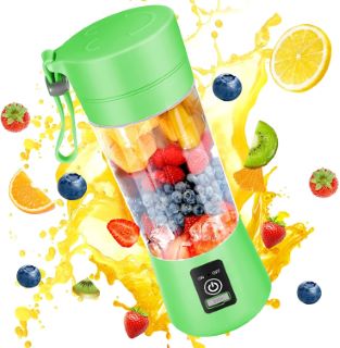 QTY OF ASSORTED ITEMS TO INCLUDE PORTABLE AND RECHARGEABLE BATTERY JUICE BLENDER 380 ML GREEN - RRP £300: LOCATION - K