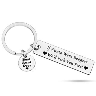 37 X HEIGEBI AUNT GIFT FROM NIECE AUNT KEYRING GIFTS AUNTIE GIFT CHRISTMAS JEWELRY FOR AUNT GIFTS FOR AUNTIES AUNT BIRTHDAY GIFTS FUNNY AUNT GIFTS KEYRING FROM NIECE NEPHEW BEST AUNT EVER KEYRING - T
