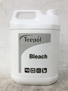 3X BOXES OF TEEPOL BLEACH 4X5L RRP £240