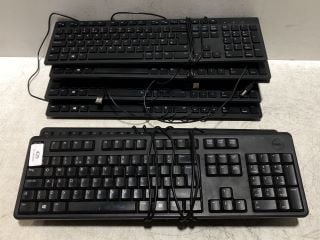 6X DELL WIRED BLACK KEYBOARDS RRP £120