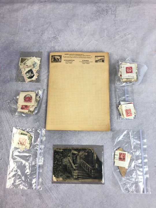 Collection of Postage Stamps including Australia, China, Egypt, Cuba, Czechoslovakia, Italy, Ghana, Great Britain.  (VAT Only Payable on Buyers Premium)