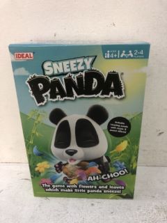 BOX OF ITEMS TO INCLUDE SNEEZY PANDA GAME - RRP £200
