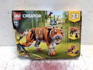 LEGO CREATOR 3-IN-1 31129 MAJESTIC TIGER AND LEGO 21044 ARCHITECTURE PARIS MODEL BUILDING SET  WITH EIFFEL TOWER AND THE LOUVRE MODEL AND PROJECTOR TOY RRP £120