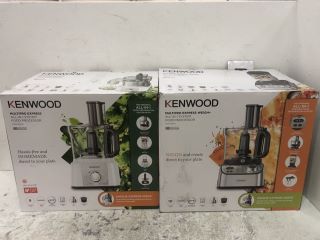 2X KENWOOD MULTIPRO EXPRESS ALL-IN-1 SYSTEM FOOD PROCESSOR - RRP £150