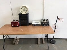 QUANTITY OF HOME ITEMS TO INCLUDE ELECTRIC FIRE AND MURPHY RICHARDS TOASTER