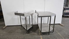 STAINLESS STEEL PREP TABLES