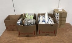 QUANTITY OF ITEMS TO INC MEGAMAN COMPACT 200 LIGHTBULBS & DISPOSABLE CUPS TO INCLUDE QUANTITY OF CANDLES AND PLASTIC HOLDERS