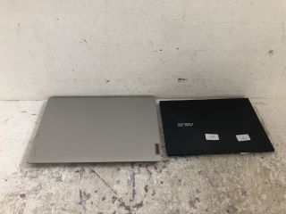 1X ASUS LAPTOP IN BLACK,1X LENOVO LAPTOP IN SILVER(SPARES AND REPAIRS HDD/SSD REMOVED)