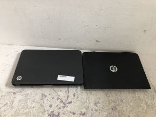 2X HP LAPTOP IN BLACK(SPARES AND REPAIRS HDD/SSD REMOVED)