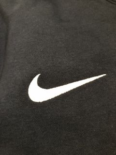 2X MENS NIKE MENS BASIC HOODIE IN NAVY WITH WHITE DETAIL SIZE UK XL RRP-£100