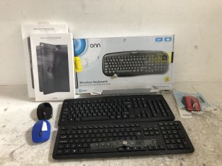 6X ITEMS TO INCLUDE SAMSUNG KEYBOARD COVER AND RAPOO MOUSSE RRP-£200
