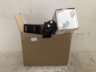 BOX OF ITEMS TO INCLUDE INGENICO GROUP CARD MACHINE RRP-£200