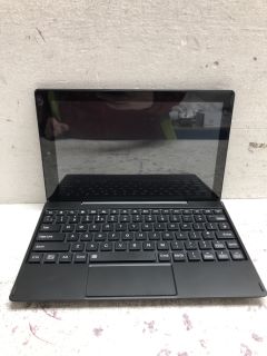TABLET IN BLACK WITH KEYBOARD