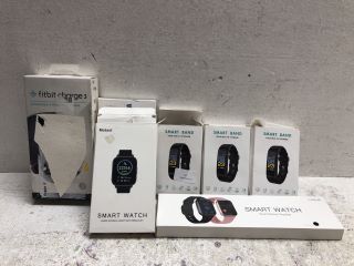 7X ITEMS TO INCLUDE SMART BAND YOUR HEALTH STEWARD IN BLACK RRP-£100
