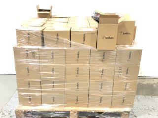 PALLET OF ASSORTED CABLES TO INCLUDE BELKIN USB 2.0 PRINTER CABLES APPROX RRPÂ£500