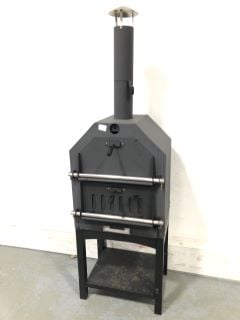 WOOD FIRE METAL PIZZA OVEN RRP Â£300