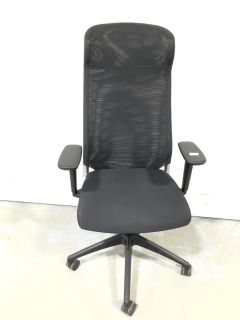 JOHN LEWIS ANYDAY INSET OFFICE CHAIR, BLACK RRP Â£129