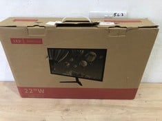 LED 22 INCH MONITOR. (WITH BOX) [JPTC63743] (COLLECTION OR OPTIONAL DELIVERY) (COLLECTION OR OPTIONAL DELIVERY)